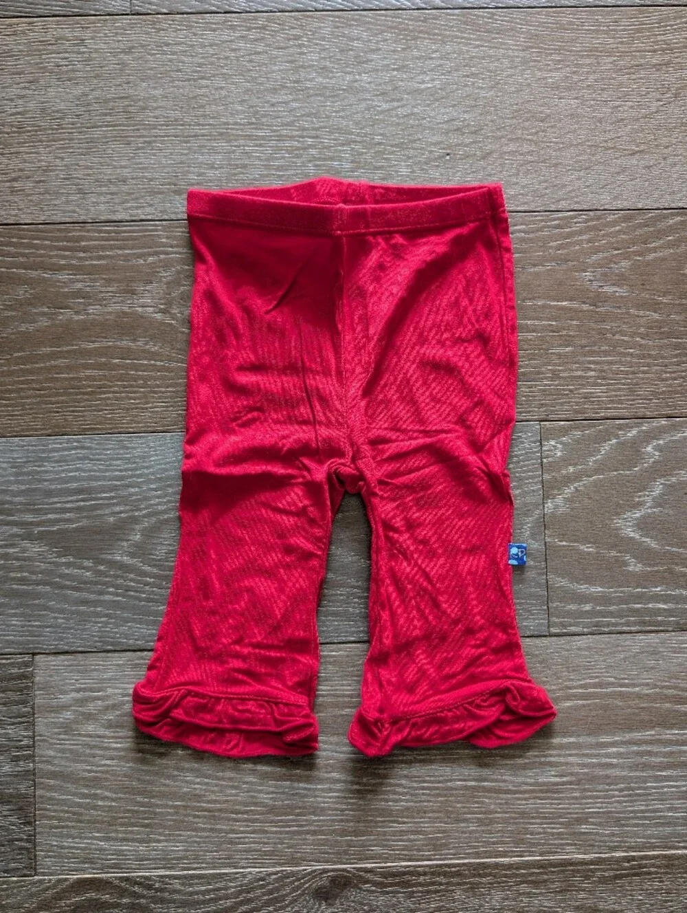 NWT Kickee Pants Long Sleeve Ruffle One Piece & Pant Set in Christmas Floral